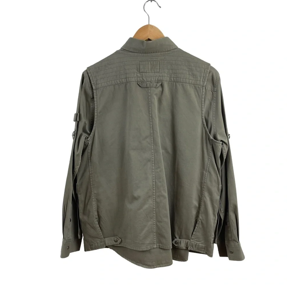 Lauren Ralph Lauren 2 Piece Cotton Utility Jacket Size Medium - Picture 4 of 17